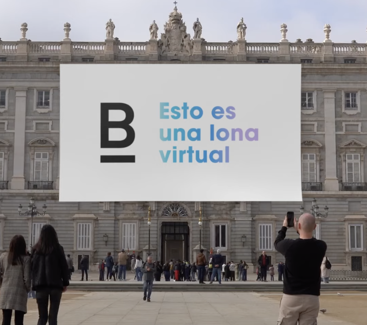 Esto es una lona virtual