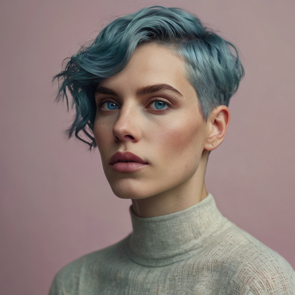 Leonardo Kino XL Androgynous woman in their thirties exudes a 1