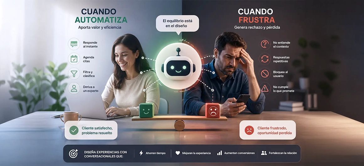chatbot para empresas de servicios agencia en Madrid
